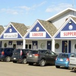 Exterior of World Famous Fishermans Wharf Lobster Suppers North Rustico PEI